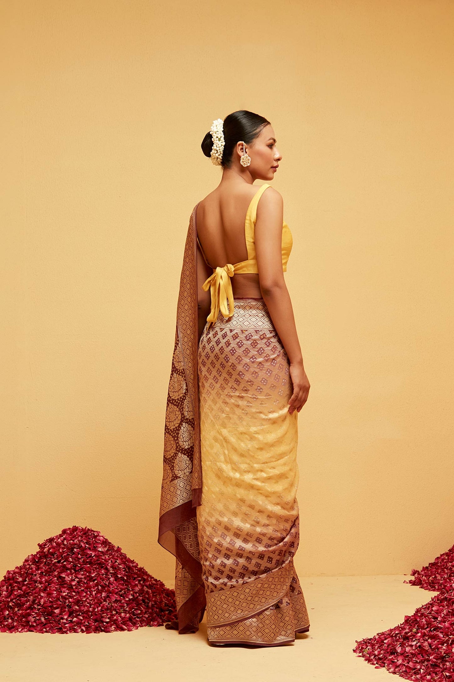 WINE Traditional banarasee saree