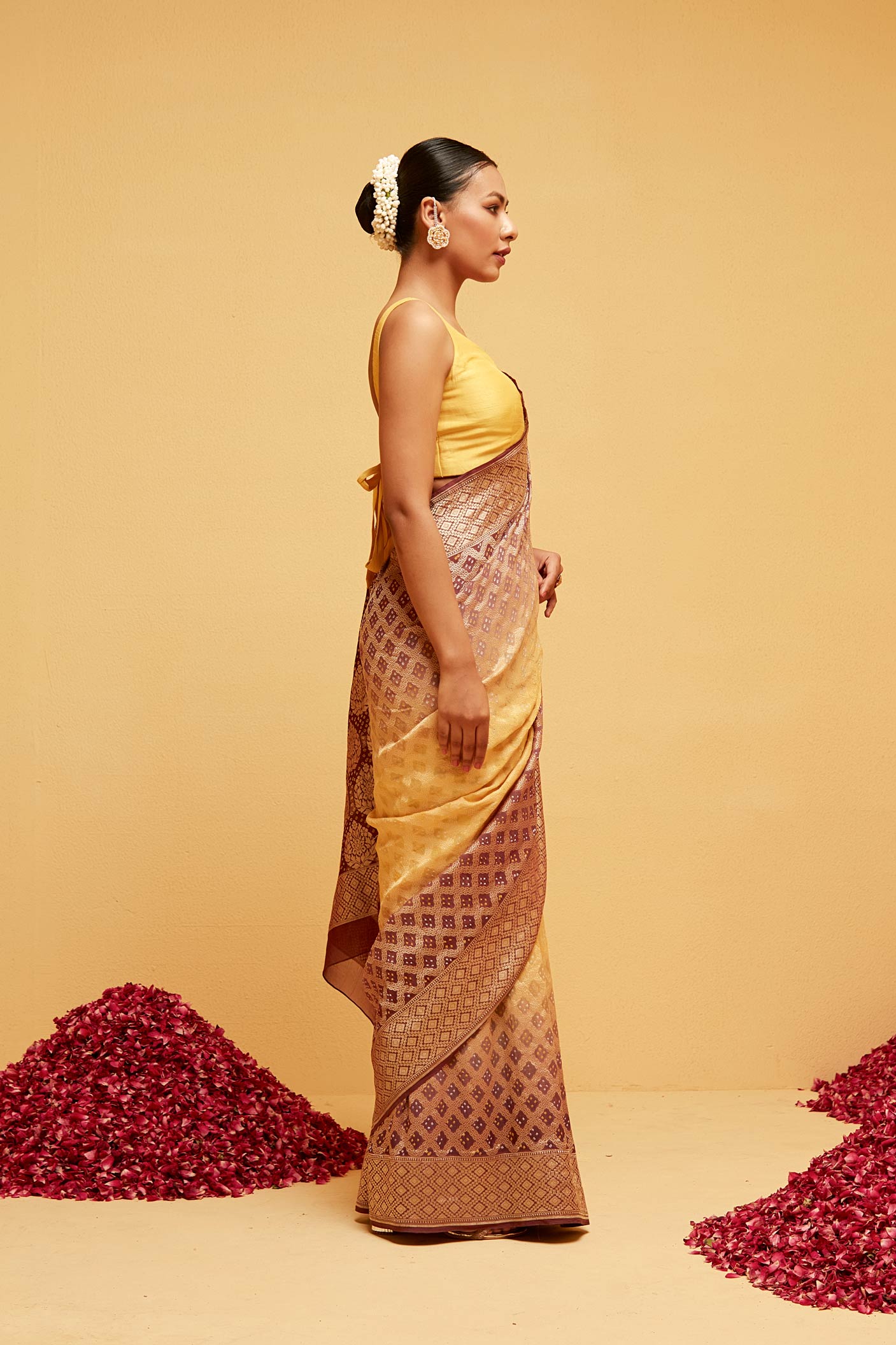 WINE Traditional banarasee saree