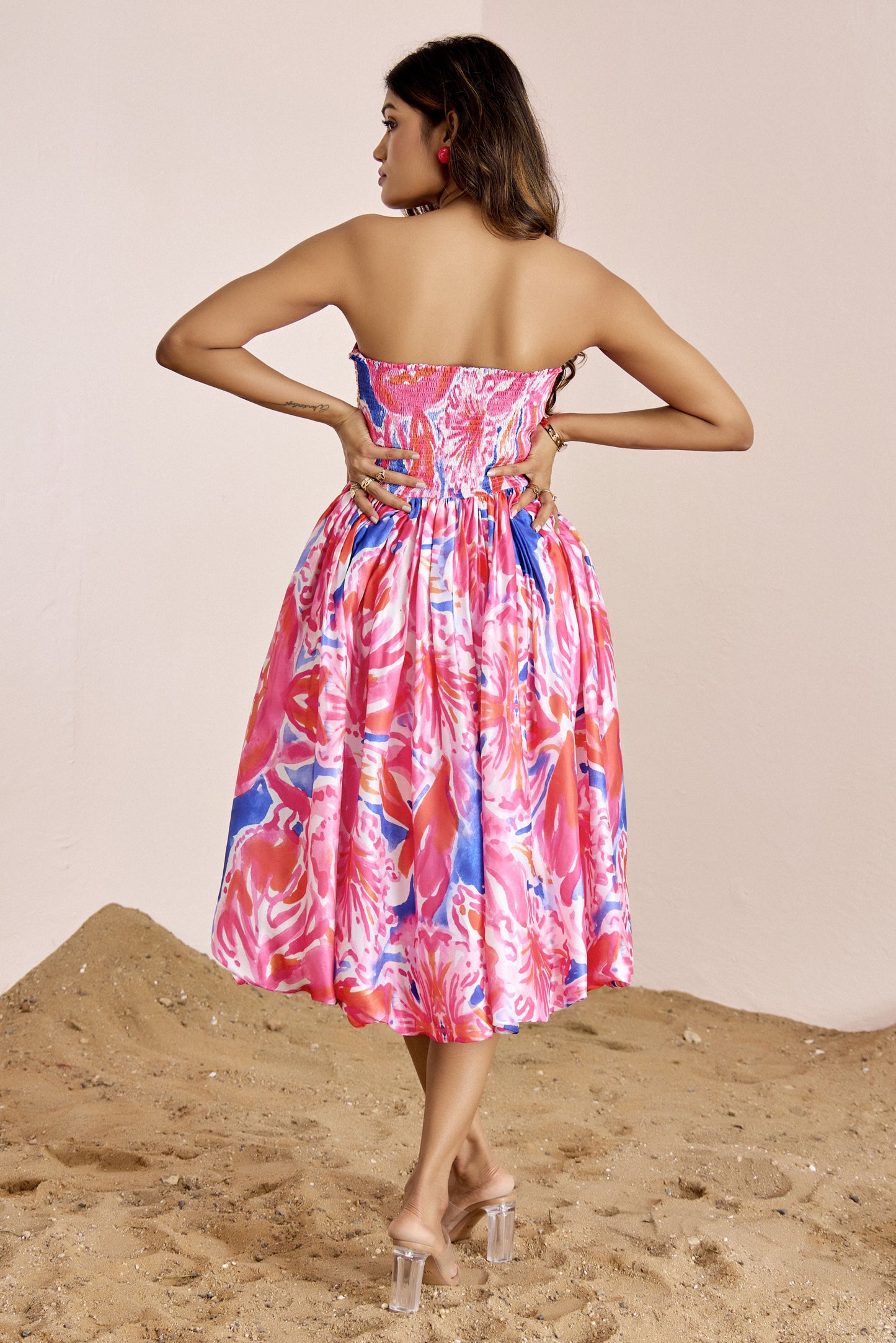 Strapless Balloon Dress