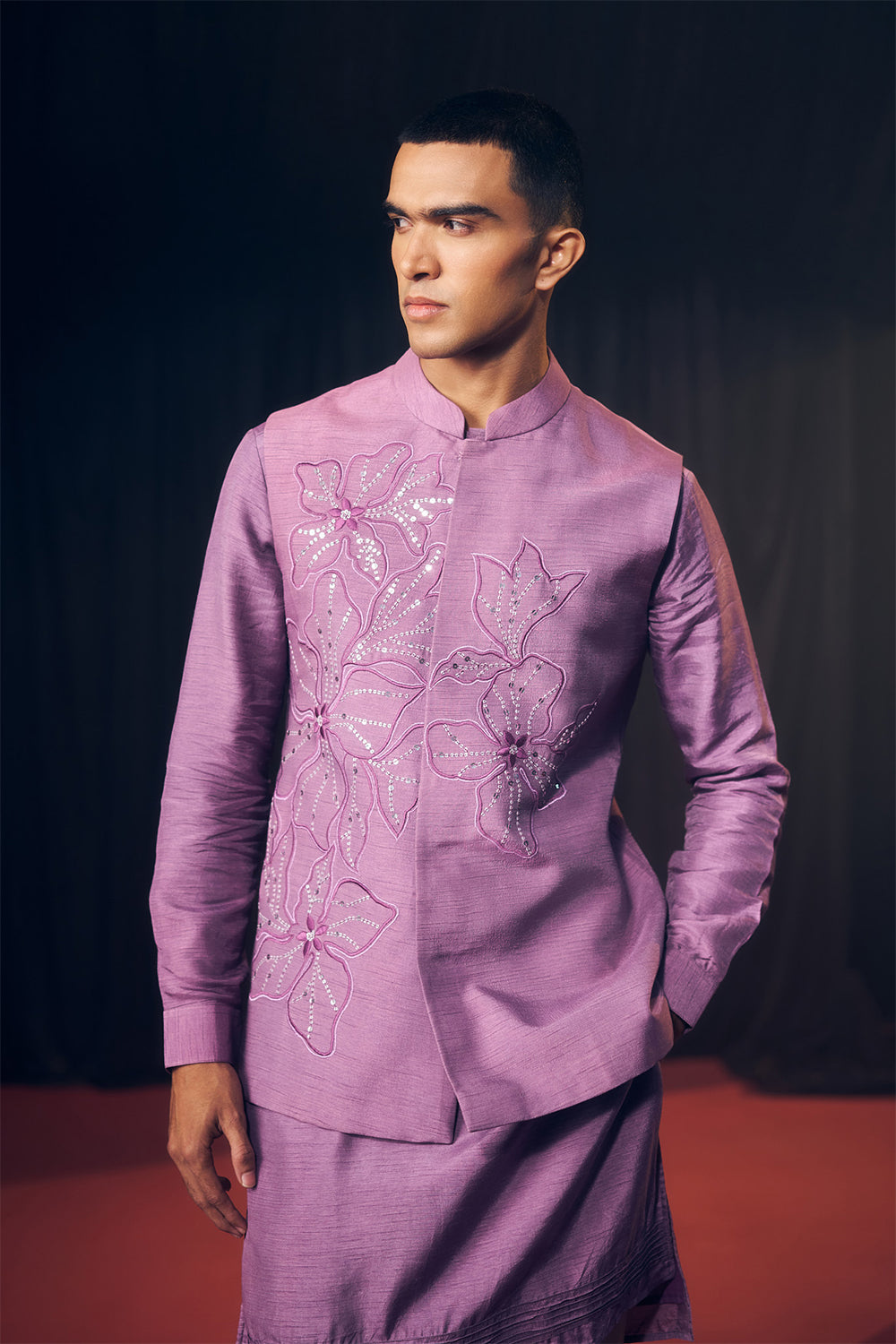 Lilac Kurta Set