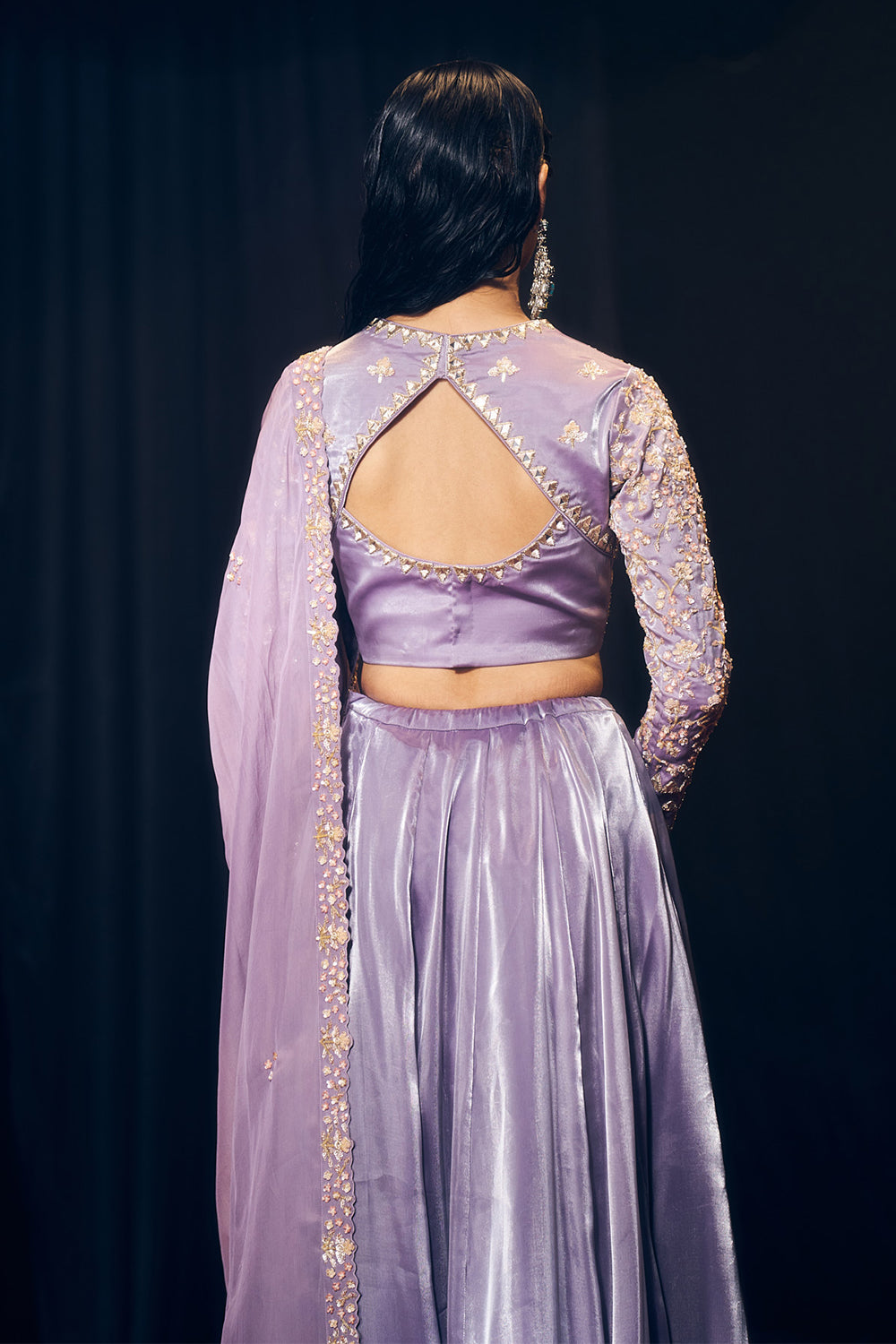 Lilac Lehenga Set