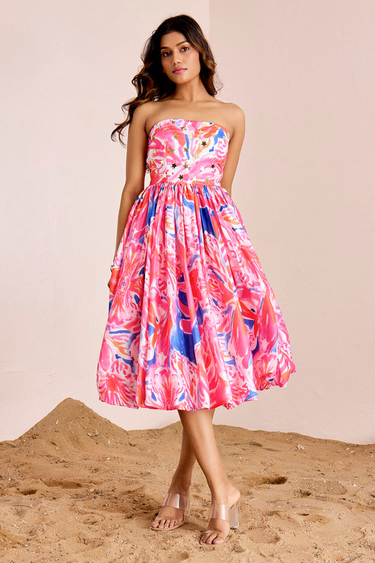 Strapless Balloon Dress