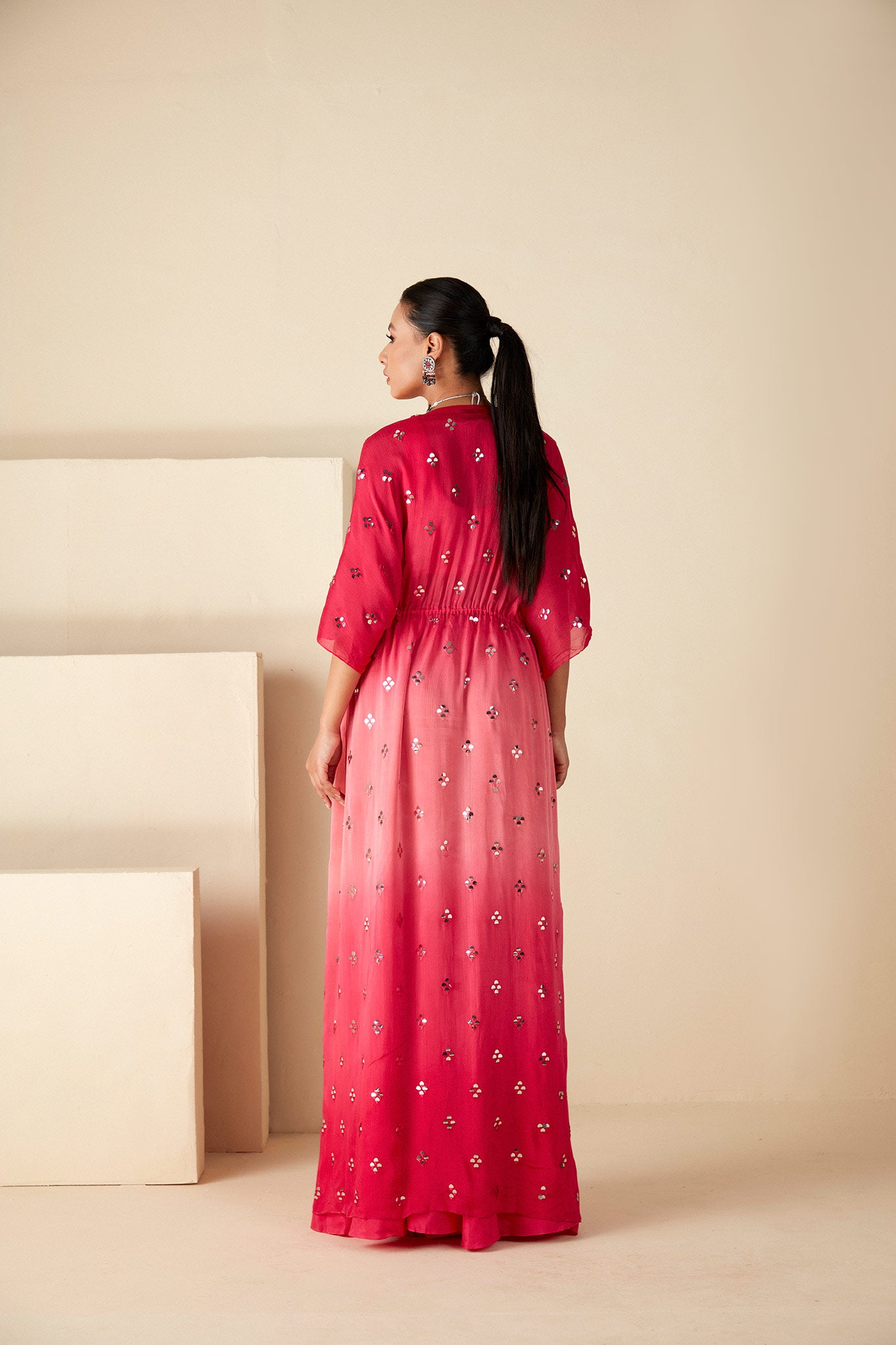 Pink Ombre Kaftan Sets