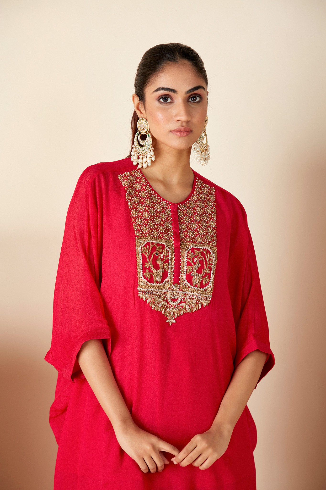 Red coord Kaftan Sets