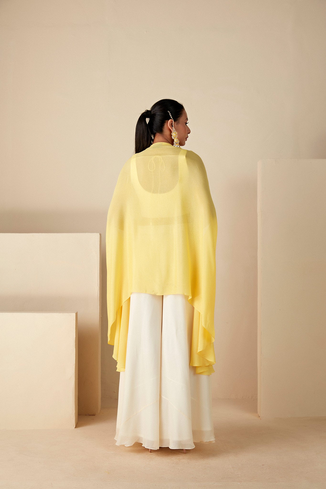 Yellow 3 PIECE CAPE Sets