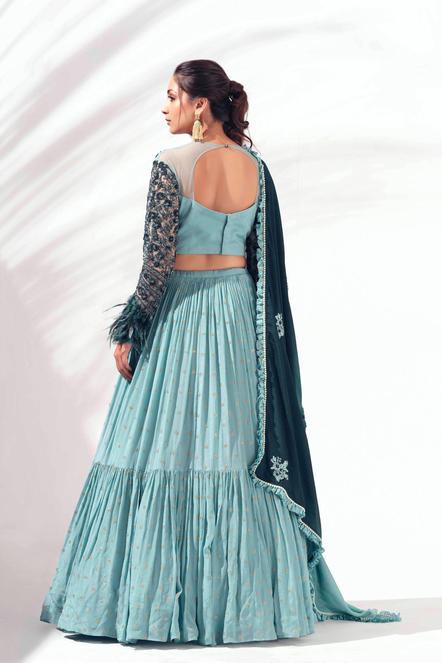 ICE Green Lehenga Set