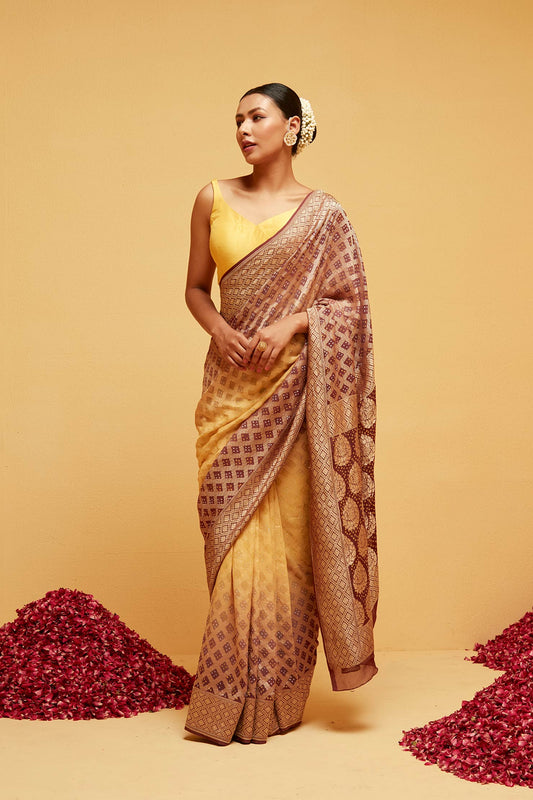 WINE Traditional banarasee saree