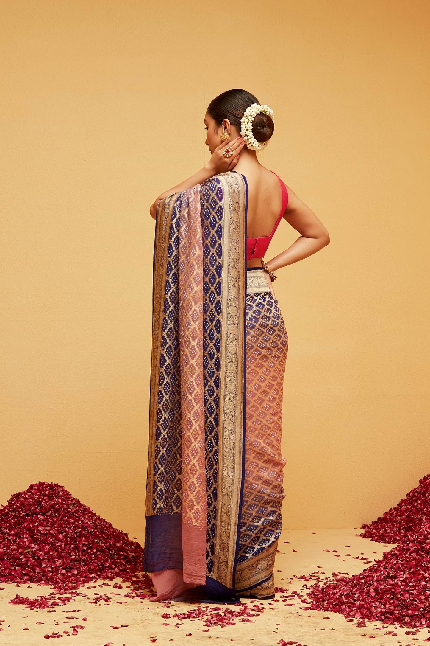 VOILET Traditional banarasee saree