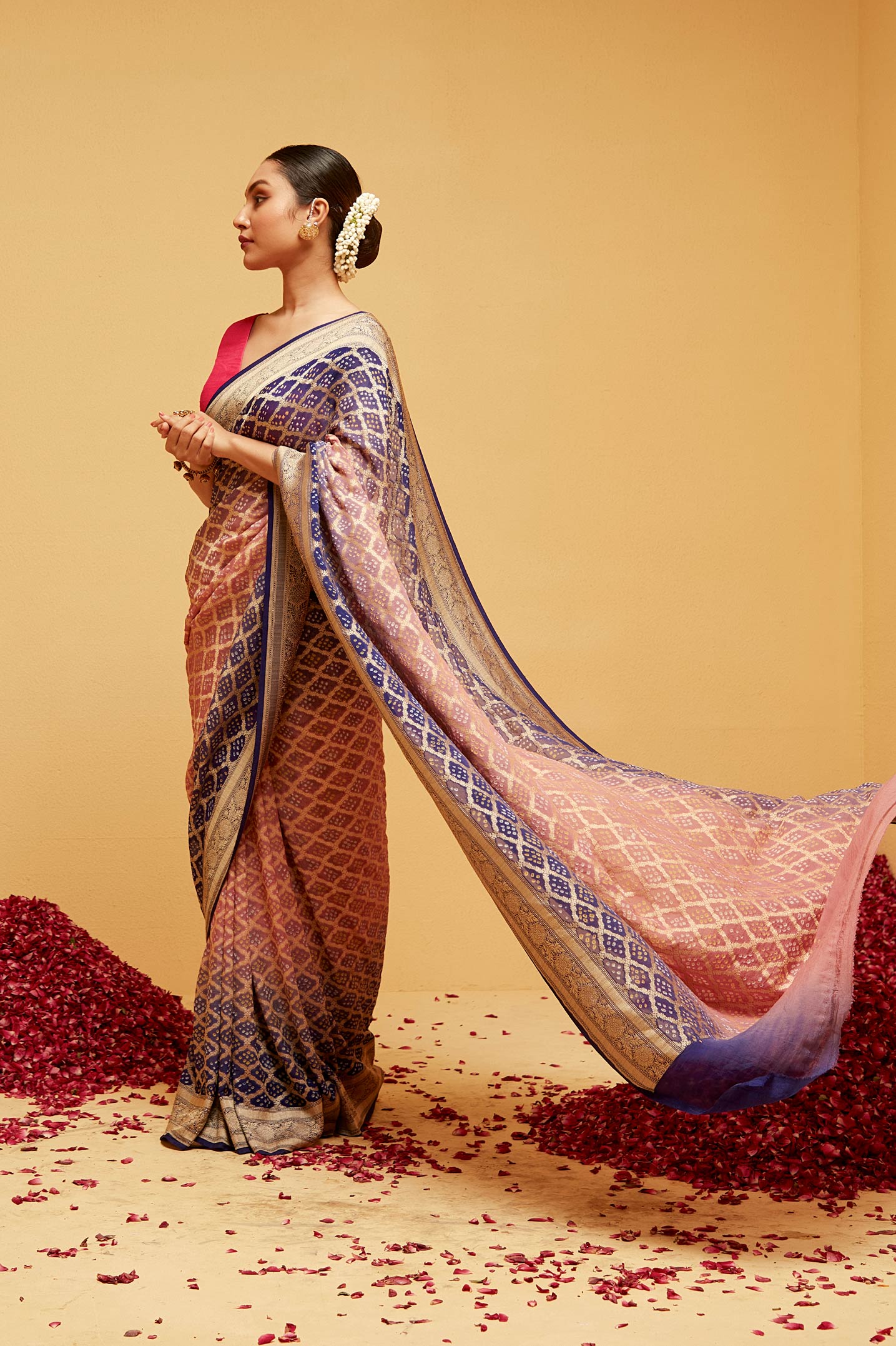 VOILET Traditional banarasee saree