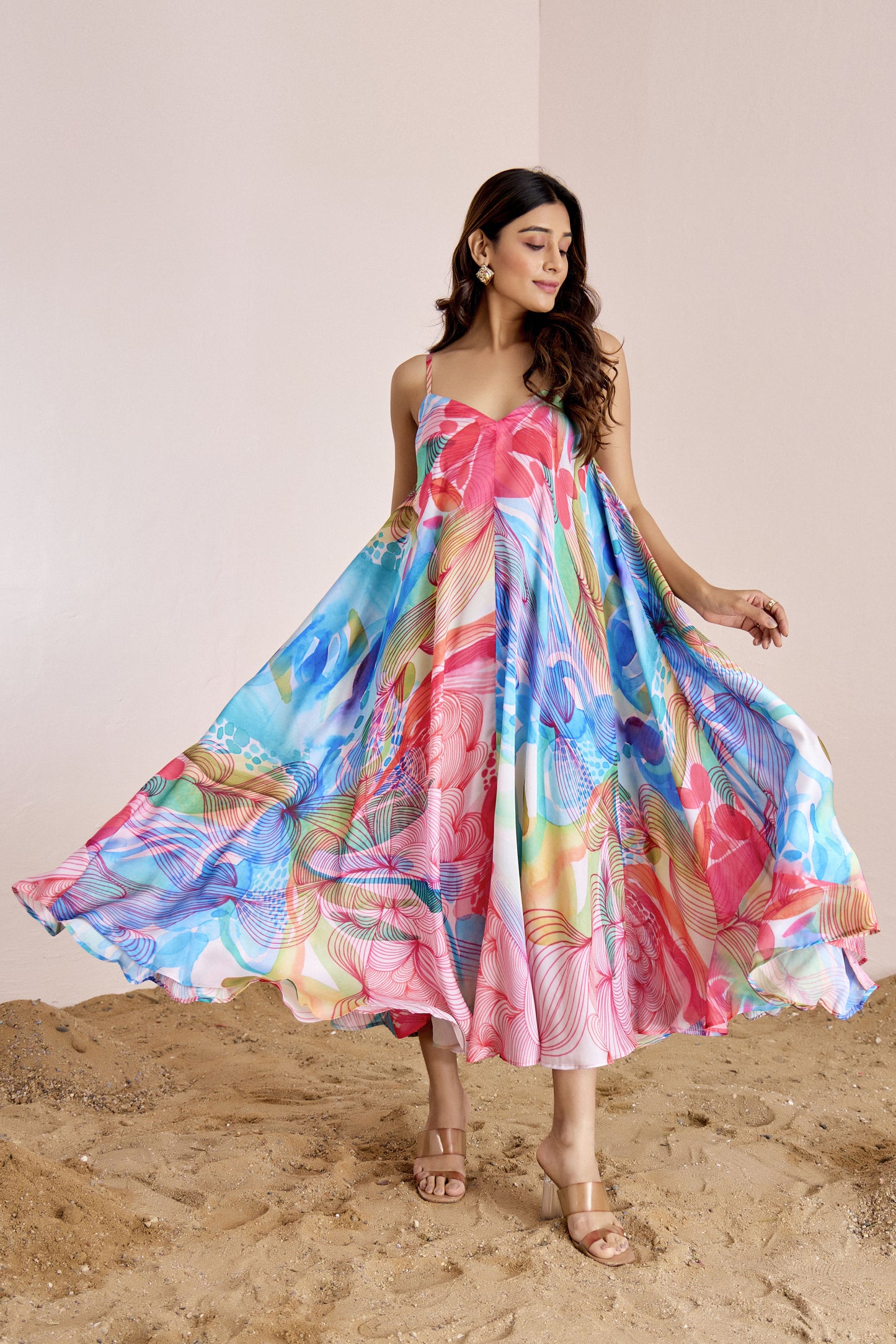 Flowy Floral Dress
