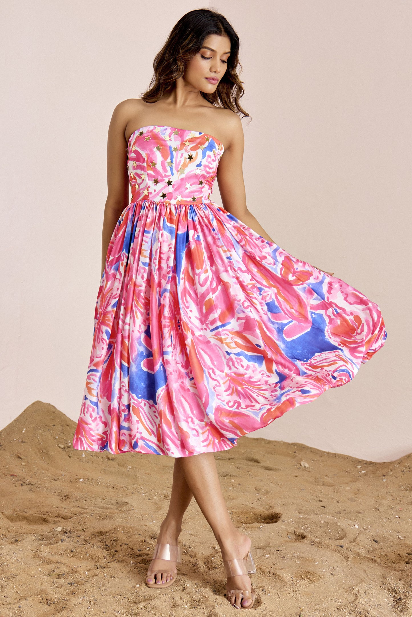 Strapless Balloon Dress