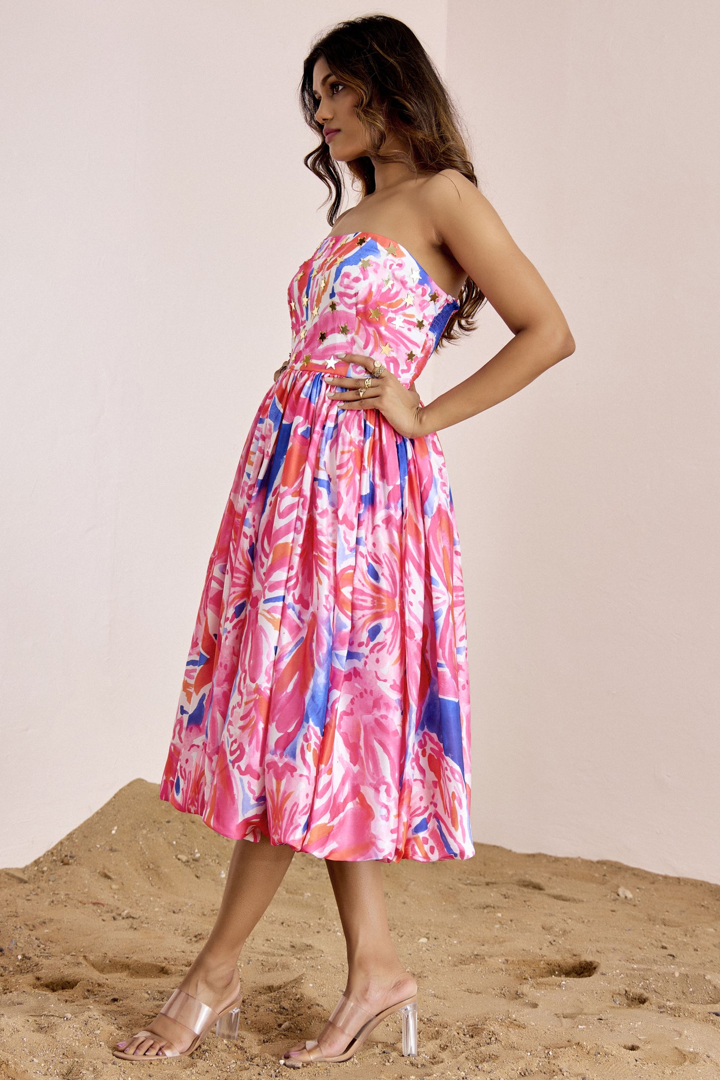 Strapless Balloon Dress