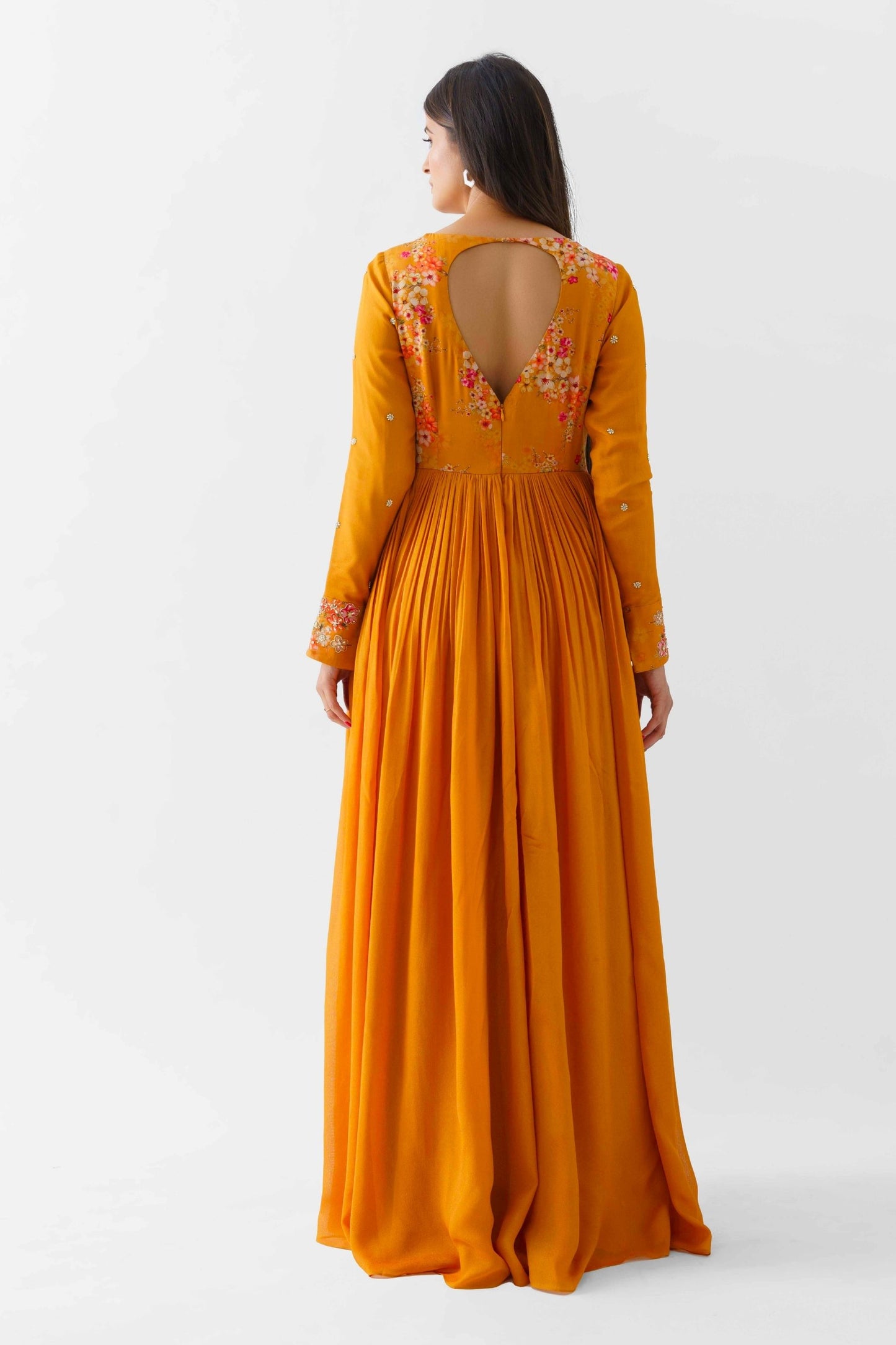 Classic Mustard Yellow Gown