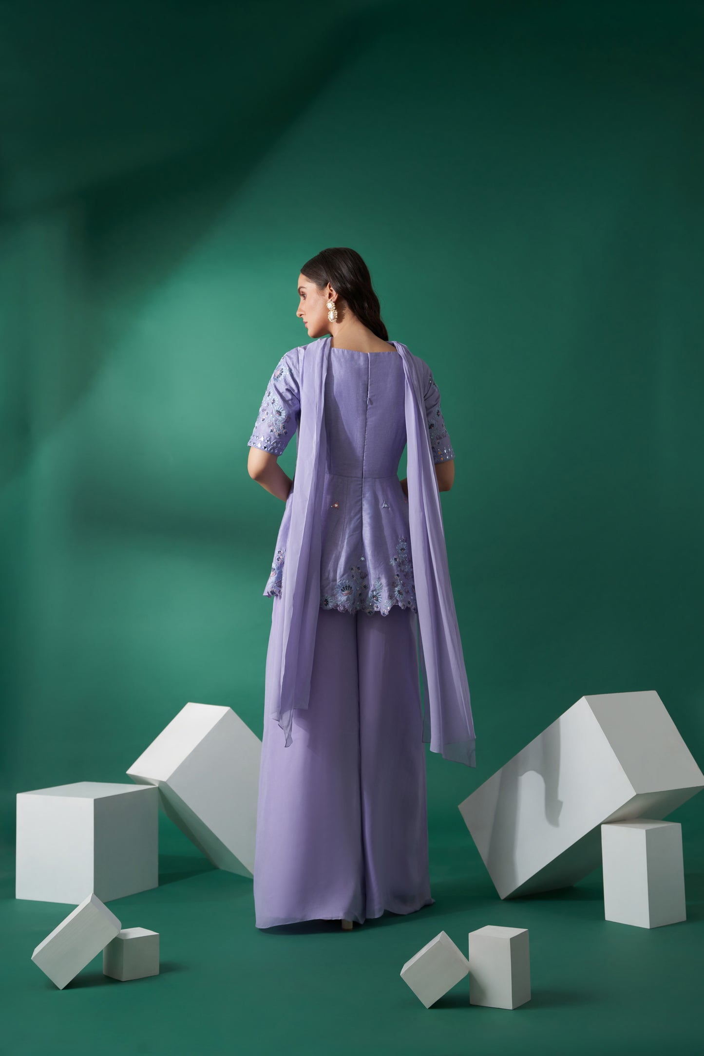 Lilac Sharara Set
