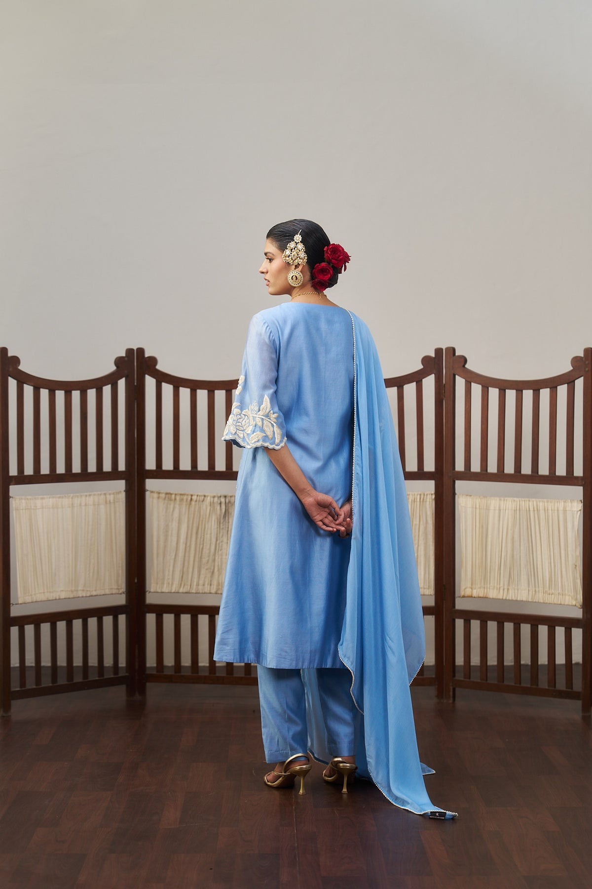 Powder Blue Kurta Set