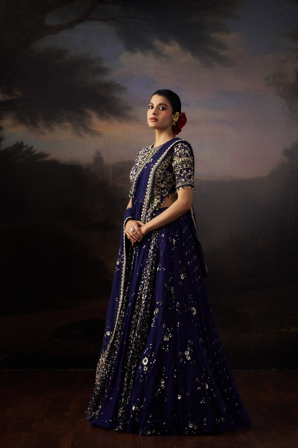 Burgundy Heavy Lehenga Set