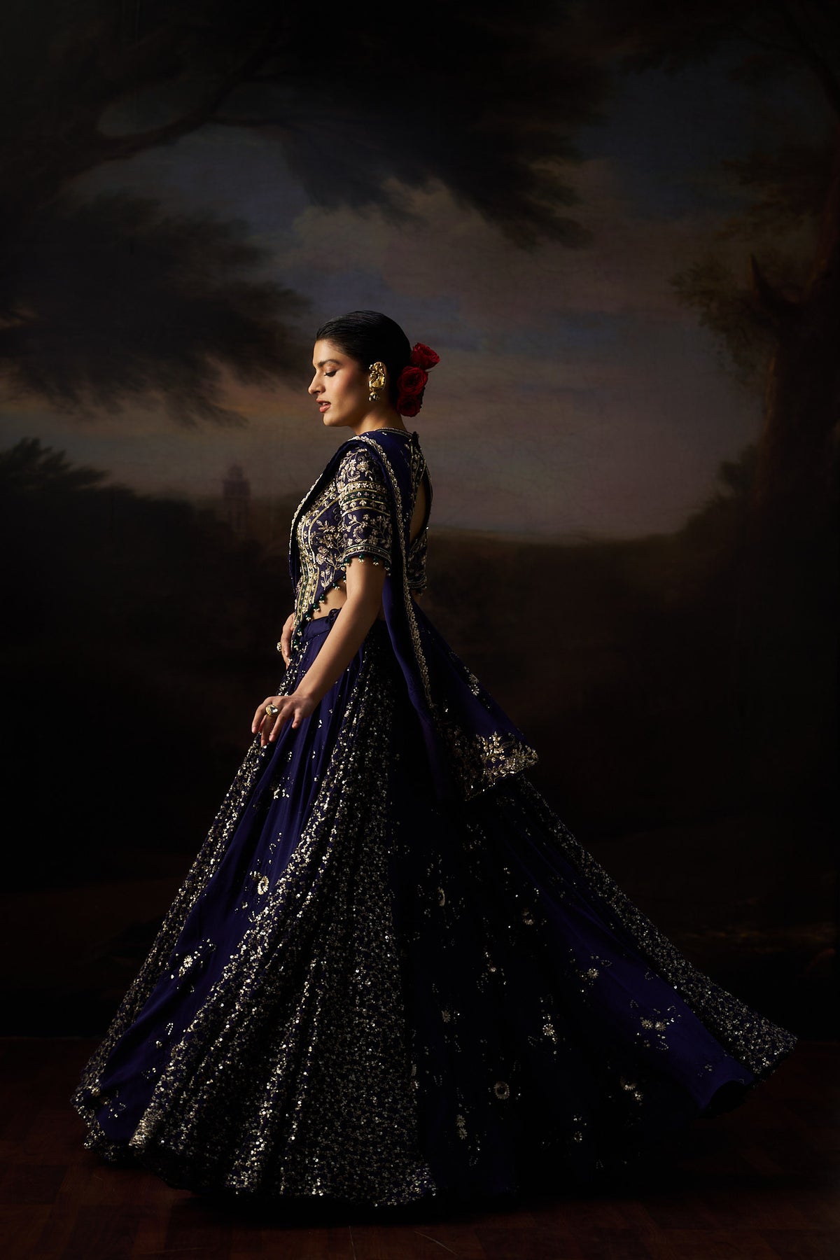Burgundy Heavy Lehenga Set