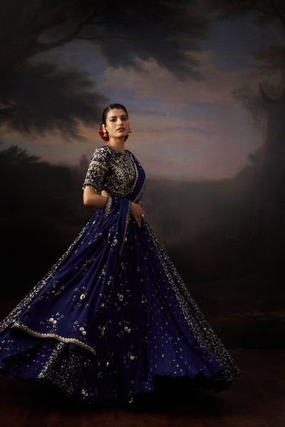 Burgundy Heavy Lehenga Set