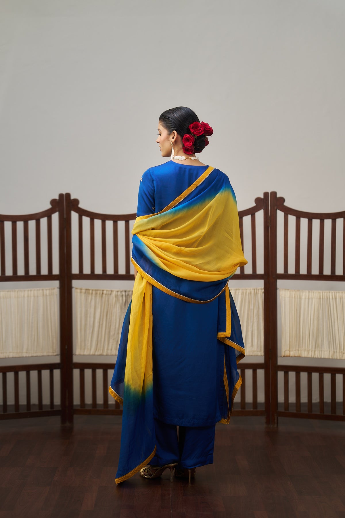 Royal Blue Kurta Set
