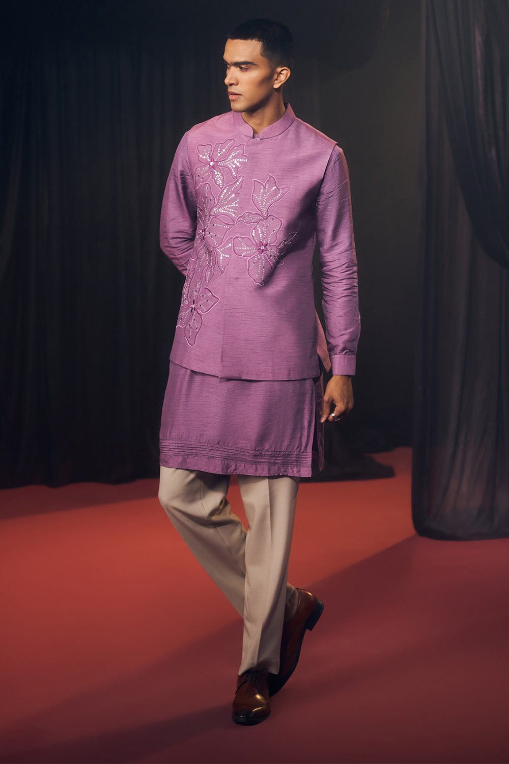 Lilac Kurta Set