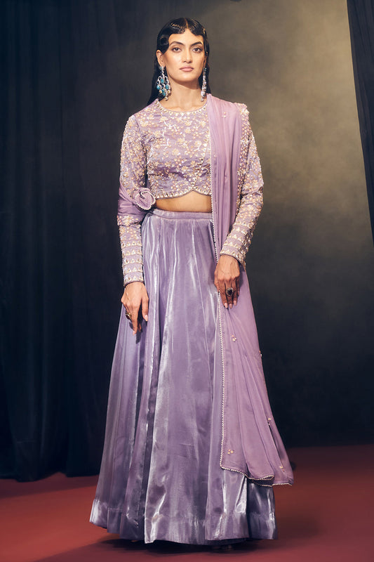 Lilac Lehenga Set