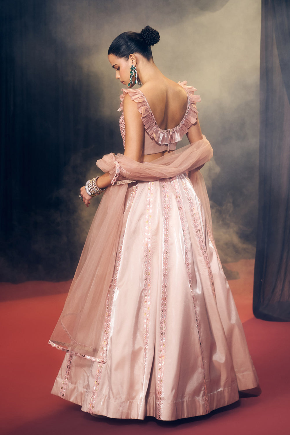 Pastel Pink Lehenga Set