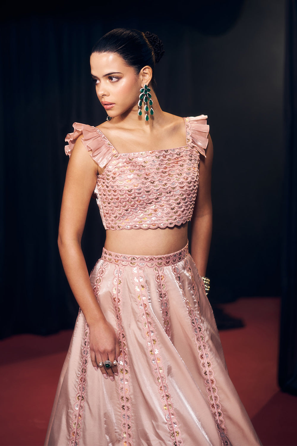 Pastel Pink Lehenga Set