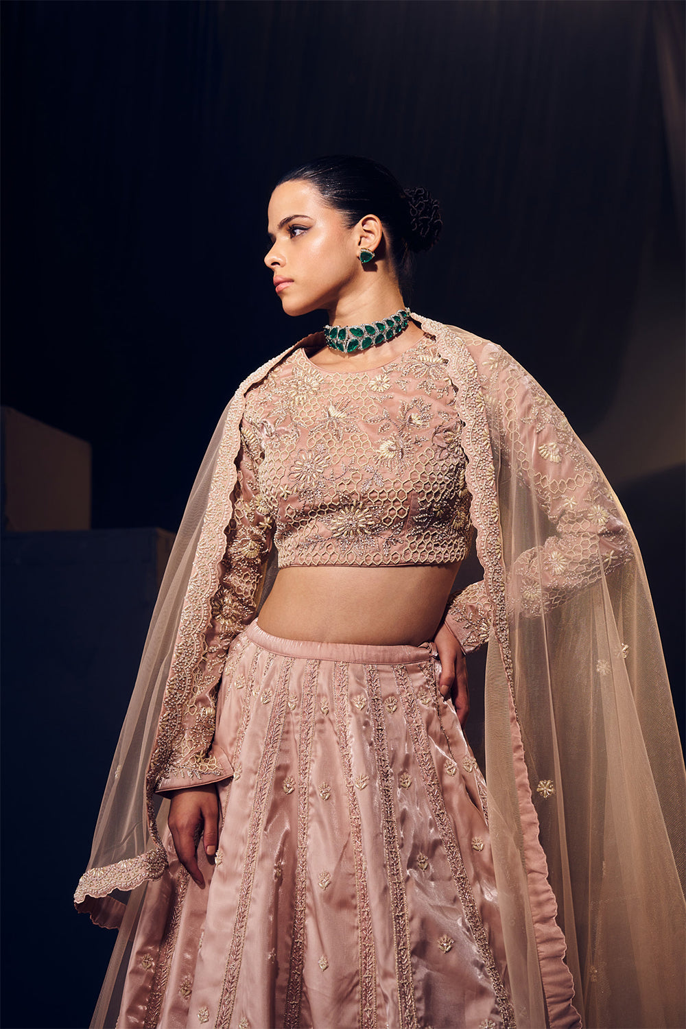 Pastel Pink Lehenga Set